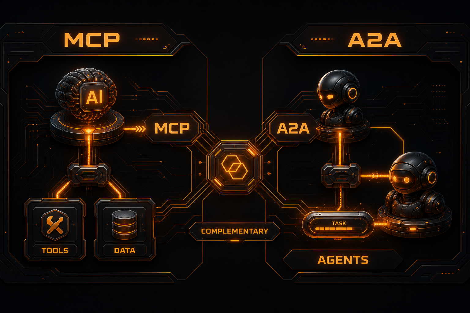MCP 和 A2A 有什么区别?一个连工具,一个连接 Agent